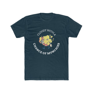 Cloudy with a Chance of Munchies Cotton Crew Tee