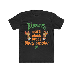 Tiggers Don't Climb Trees - Unisex Cotton Crew Tee